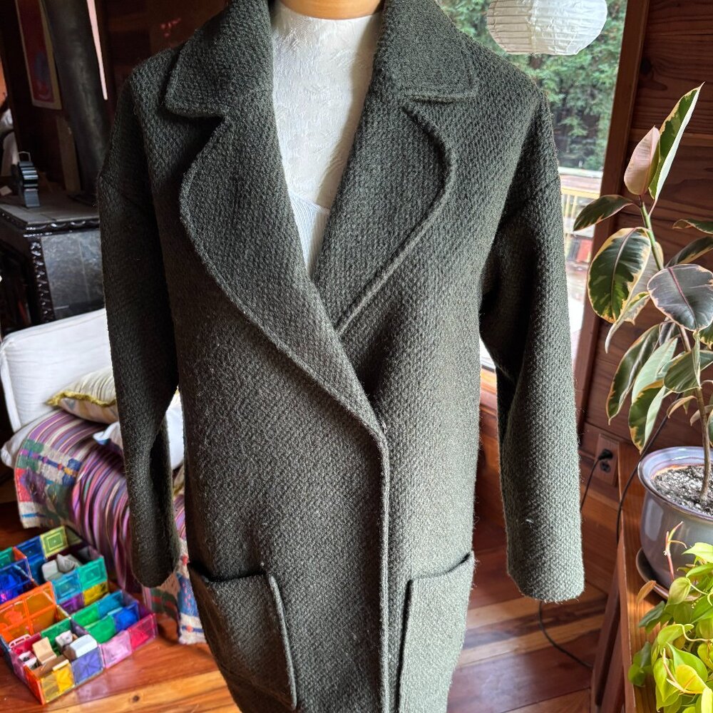 Dark green coat